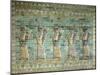 Frieze of Archers, from the Palace of Darius the Great (548-486 BC) at Susa, Iran Achaemenid Period-null-Mounted Giclee Print