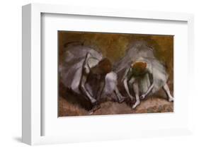 Frieze of Dancers (detail)-Edgar Degas-Framed Art Print