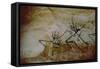 Frieze of Deer, circa 17000 BC-null-Framed Stretched Canvas