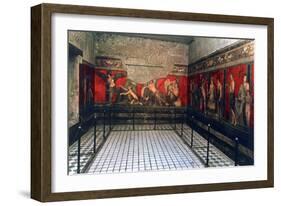 Frieze of the Villa of the Mysteries, Pompeii-null-Framed Photographic Print