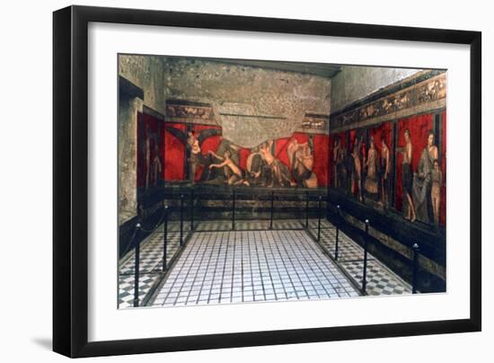 Frieze of the Villa of the Mysteries, Pompeii-null-Framed Photographic Print