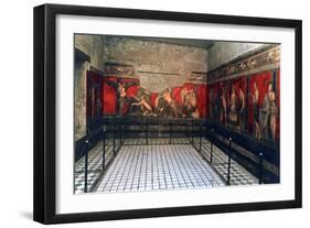 Frieze of the Villa of the Mysteries, Pompeii-null-Framed Photographic Print