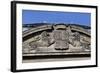 Frieze with Coat of Arms and Lions Rampant, La Caucherie Castle-null-Framed Giclee Print