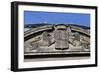 Frieze with Coat of Arms and Lions Rampant, La Caucherie Castle-null-Framed Giclee Print