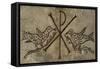 Frieze with the Early Christian Symbol of Peace-null-Framed Stretched Canvas