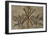 Frieze with the Early Christian Symbol of Peace-null-Framed Giclee Print