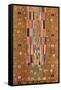 Frieze-Gustav Klimt-Framed Stretched Canvas