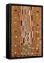 Frieze-Gustav Klimt-Framed Stretched Canvas