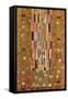 Frieze-Gustav Klimt-Framed Stretched Canvas