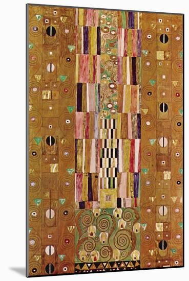 Frieze-Gustav Klimt-Mounted Art Print