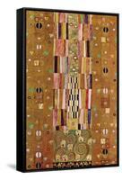 Frieze-Gustav Klimt-Framed Stretched Canvas