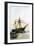 Frigate, 19th Century-L & Lauvergne Sabatier-Framed Giclee Print