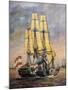 Frigate Bellona, Vice Admiral of Venetian Fleet, August 18, 1849, Italy, 19th Century-null-Mounted Giclee Print