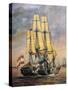 Frigate Bellona, Vice Admiral of Venetian Fleet, August 18, 1849, Italy, 19th Century-null-Stretched Canvas