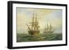 Frigate Outward Bound off Shoeburyness-Claude T. Stanfield Moore-Framed Giclee Print