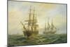 Frigate Outward Bound off Shoeburyness-Claude T. Stanfield Moore-Mounted Giclee Print