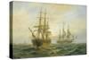 Frigate Outward Bound off Shoeburyness-Claude T. Stanfield Moore-Stretched Canvas