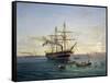 Frigate Price Umberto Rescuing Shipwrecked Re D'Italia Battleship-Tommaso De Simone-Framed Stretched Canvas