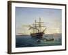 Frigate Price Umberto Rescuing Shipwrecked Re D'Italia Battleship-Tommaso De Simone-Framed Giclee Print