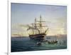 Frigate Price Umberto Rescuing Shipwrecked Re D'Italia Battleship-Tommaso De Simone-Framed Giclee Print