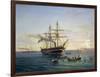 Frigate Price Umberto Rescuing Shipwrecked Re D'Italia Battleship-Tommaso De Simone-Framed Giclee Print