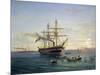 Frigate Price Umberto Rescuing Shipwrecked Re D'Italia Battleship-Tommaso De Simone-Mounted Giclee Print