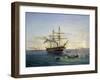 Frigate Price Umberto Rescuing Shipwrecked Re D'Italia Battleship-Tommaso De Simone-Framed Giclee Print