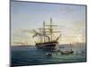 Frigate Price Umberto Rescuing Shipwrecked Re D'Italia Battleship-Tommaso De Simone-Mounted Giclee Print