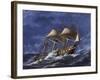 Frigate Regina of Kingdom of Sardinia-null-Framed Giclee Print