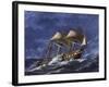 Frigate Regina of Kingdom of Sardinia-null-Framed Giclee Print