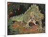 Frightened Dragon-null-Framed Art Print