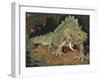 Frightened Dragon-null-Framed Art Print