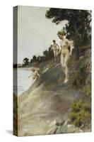 Frightened; Skramda, 1912-Anders Leonard Zorn-Stretched Canvas