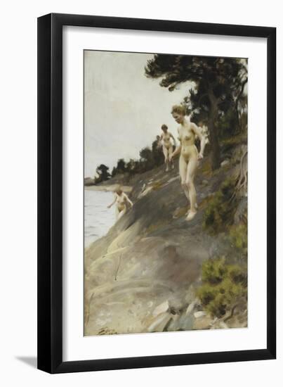 Frightened; Skramda, 1912-Anders Leonard Zorn-Framed Giclee Print