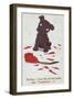 Frightfulness - WW1 Humorous Dog Postcard-null-Framed Art Print