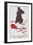 Frightfulness - WW1 Humorous Dog Postcard-null-Framed Art Print