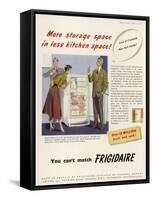 Frigidaire Advertisement-null-Framed Stretched Canvas