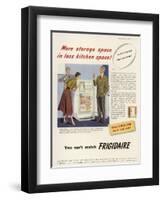 Frigidaire Advertisement-null-Framed Art Print