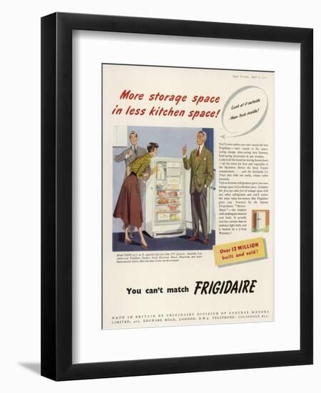 Frigidaire Advertisement-null-Framed Art Print