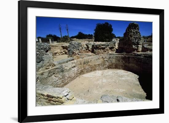 Frigidarium of the Baths of the Roman Villa of Els Munts, Altafulla, Tarragona-null-Framed Giclee Print