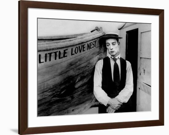 Frigo and la baleine THE LOVE NEST by Edward F Cline and Buster Keaton with Buster Keaton, 1923 (b/-null-Framed Photo