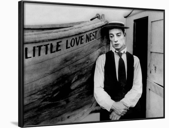 Frigo and la baleine THE LOVE NEST by Edward F Cline and Buster Keaton with Buster Keaton, 1923 (b/-null-Framed Photo