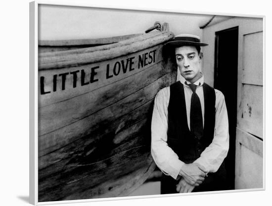 Frigo and la baleine THE LOVE NEST by Edward F Cline and Buster Keaton with Buster Keaton, 1923 (b/-null-Framed Photo