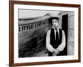 Frigo and la baleine THE LOVE NEST by Edward F Cline and Buster Keaton with Buster Keaton, 1923 (b/-null-Framed Photo