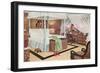 Frilly Bedroom-null-Framed Art Print