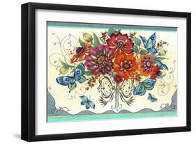 Frilly Floral-David Galchutt-Framed Giclee Print