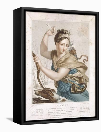 Frimaire (November/December), Third Month of the Republican Calendar, Engraved by Tresca, C.1794-Louis Lafitte-Framed Stretched Canvas