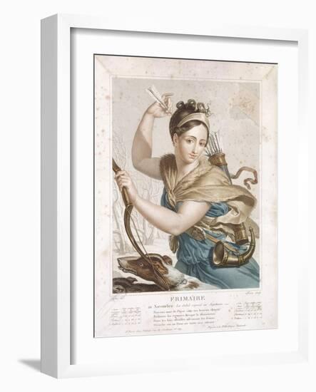 Frimaire (November/December), Third Month of the Republican Calendar, Engraved by Tresca, C.1794-Louis Lafitte-Framed Giclee Print