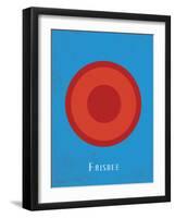 Frisbee-null-Framed Art Print