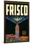 Frisco Brand California Vegetables-null-Framed Giclee Print